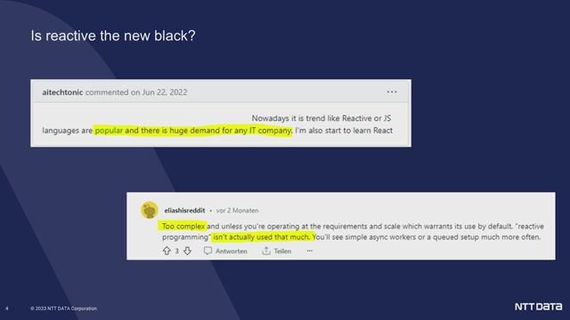 Examining the trend and debate around reactive programming