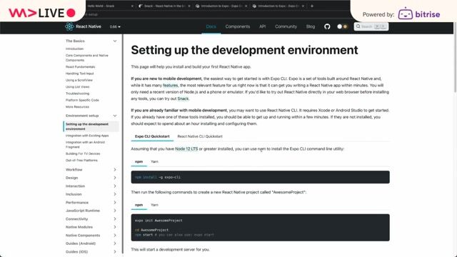 Exploring React Native core components and APIs