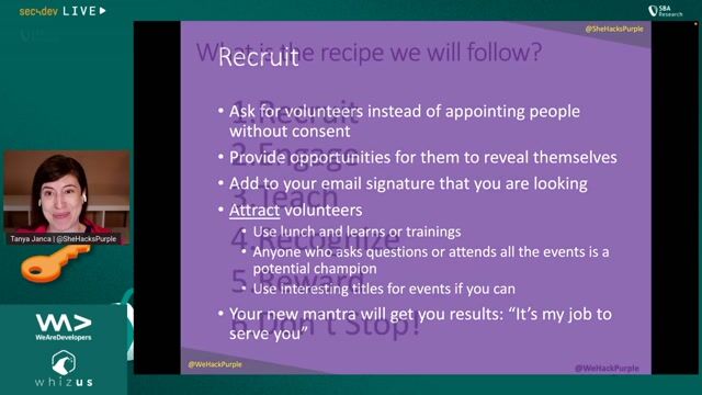 Engaging champions to build trust and involvement