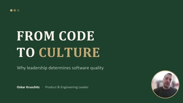 From Code to Culture: Why Leadership Determines Software Quality