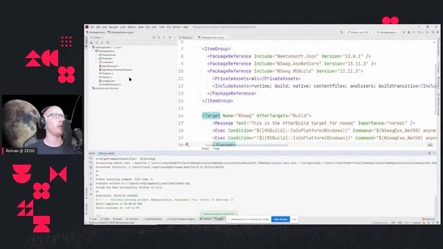 Generating a typed C# client for the test project