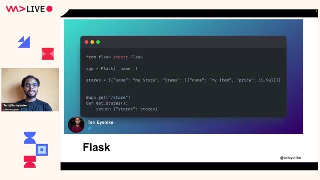 Comparing minimal API code in Flask vs Node.js