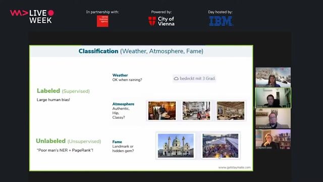 Using machine learning to classify touristic data