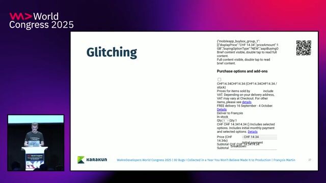 Using user-centric methods to find glitching bugs