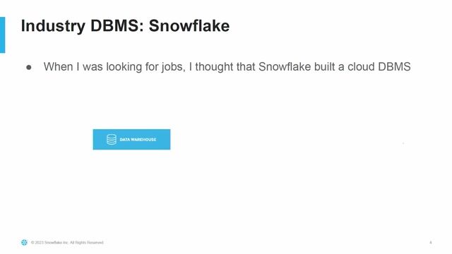 How building an industry DBMS differs from building a research one