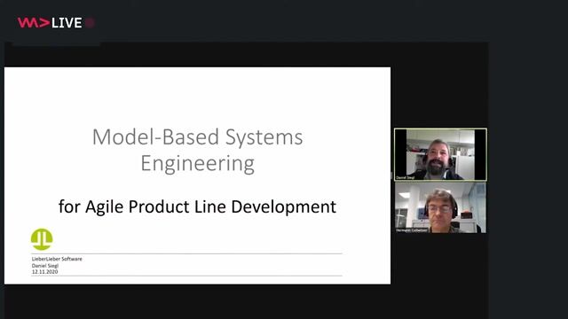 Model Based Systems Engineering in an Agile Product Development Process