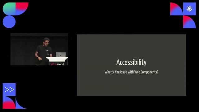 Using ARIA attributes to make web components accessible