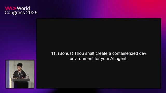 Using containerized environments for multiple AI agents