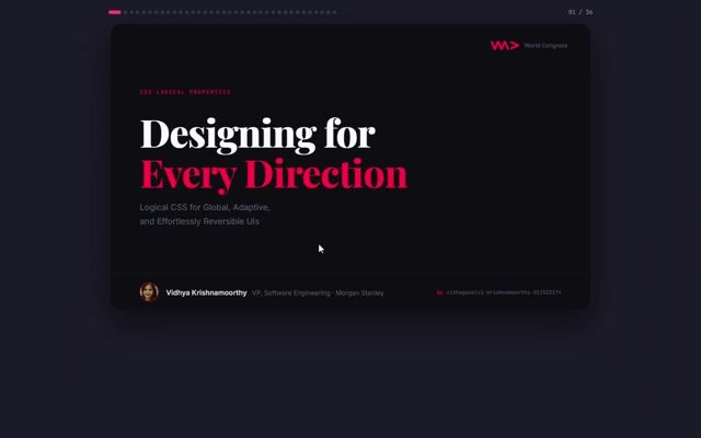 Designing for Every Direction: Logical CSS for Global, Adaptive, and Effortlessly Reversible UIs