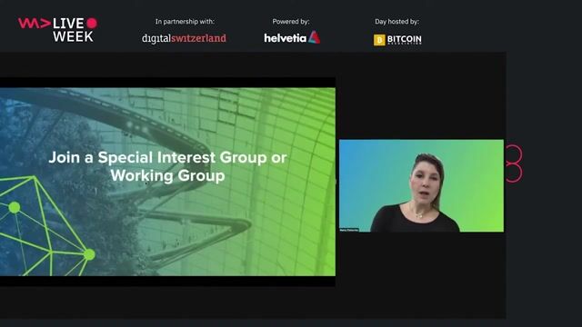 Engaging with special interest and working groups