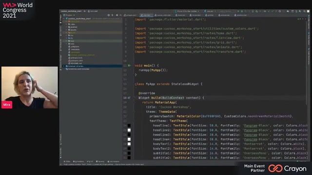 Exploring the project structure and app theming
