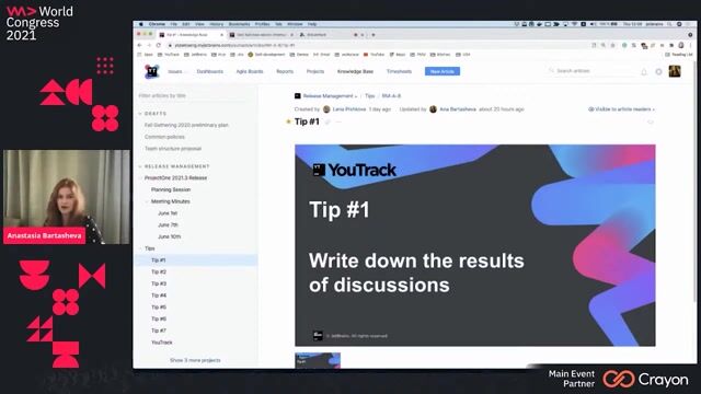 Document all discussions in a knowledge base