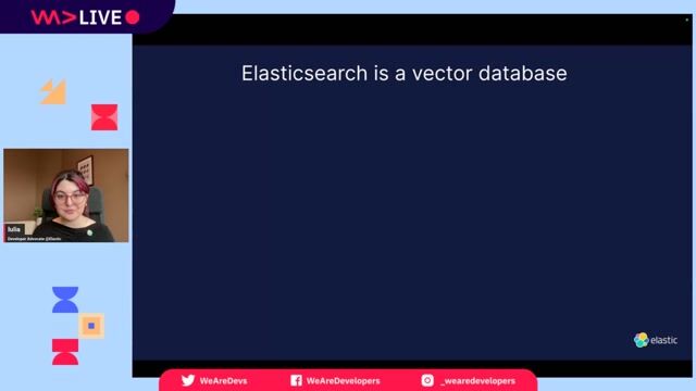 Using Elasticsearch as a vector database for search