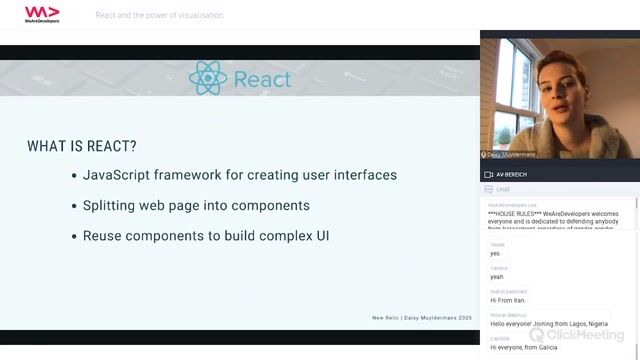 React and the power of visualisation