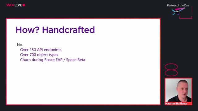 Building a generator from a custom API metadata model