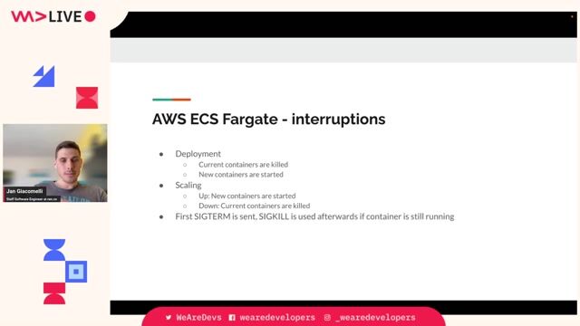 Handling interruptions from continuous deployment and scaling