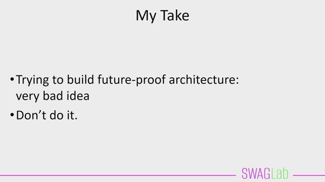 Eberhard Wolff - There is no such thing as future-proof architecture! Here is how to prepare for it.