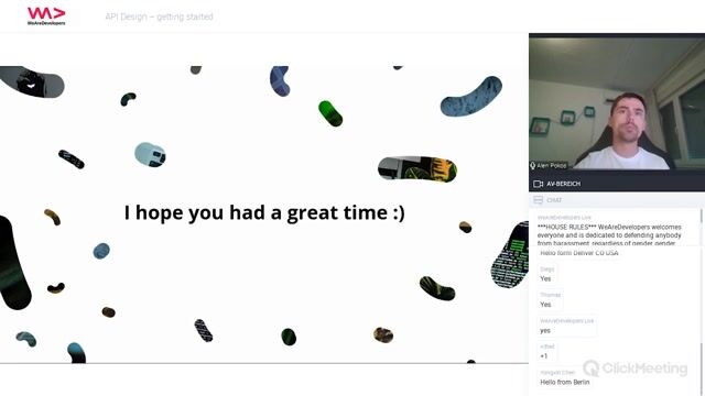 Key takeaways and further API design topics