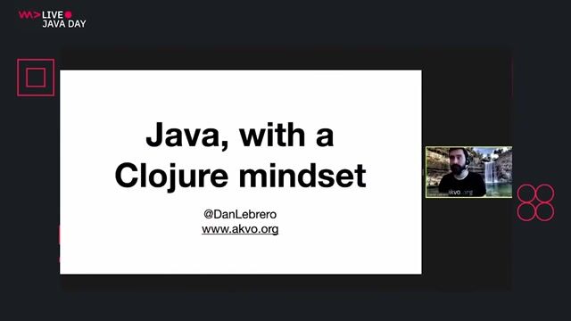 Java with a Clojure mindset