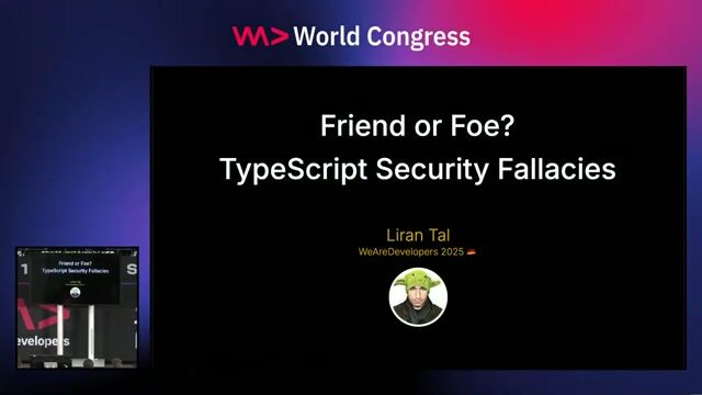 Friend or Foe? TypeScript Security Fallacies thumbnail