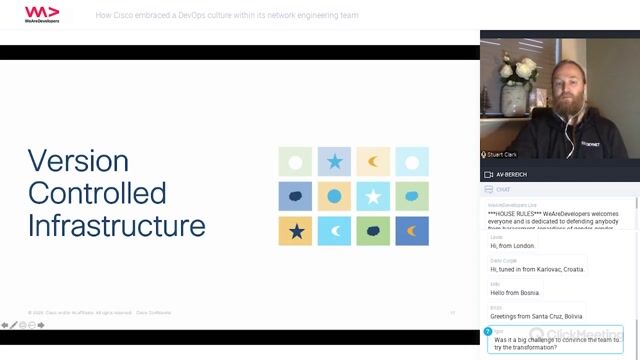 The outcome of a fully version-controlled infrastructure