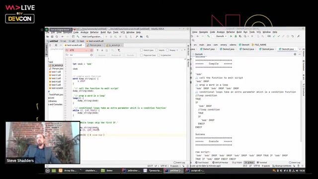 Dynamic script generation with compile-time functions