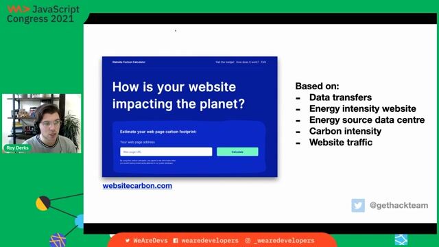 Case study of a bloated website's high carbon footprint