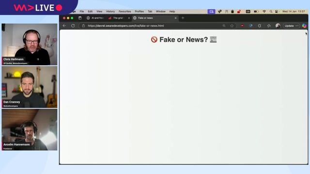 Distinguishing real from fake tech headlines