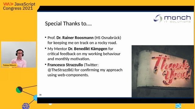 Answering audience questions about web components