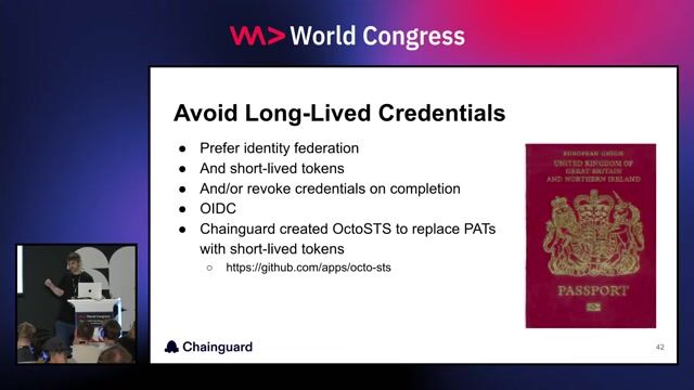 Replacing long-lived credentials with short-lived tokens