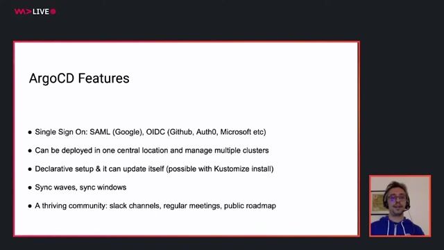 Key features including SSO and multi-cluster management
