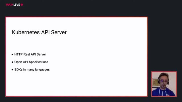 How Kubernetes works as a declarative REST API