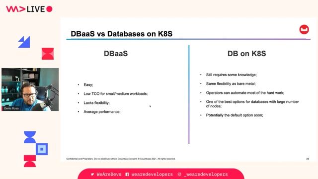 Comparing self-managed Kubernetes databases to DBaaS