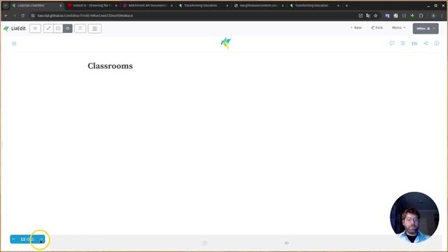 Creating collaborative classrooms for real-time interaction