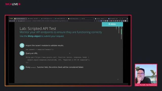 Building a scripted API test for endpoint validation