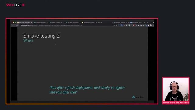 Determining the right time to run smoke tests