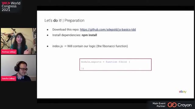 Live coding: Writing the Fibonacci unit tests