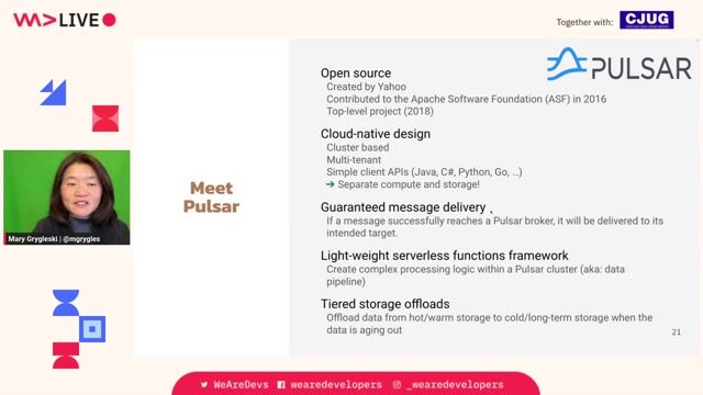 An architectural overview of Apache Pulsar