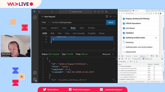 Securing the API with authentication and authorization