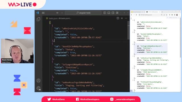 Connecting Angular to the API for CRUD operations
