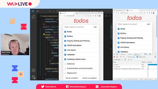 Refactoring live queries with RxJS and the async pipe