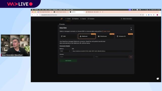 A live demo of a real-time price prediction pipeline