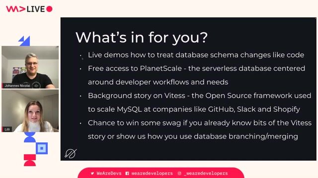 Johannes Nicolai & Lilli Seyther-Besecke - Branch your database like your code: How schema changes and pull requests go hand in hand