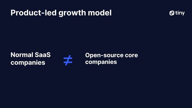 Adopting the open core model for sustainable growth