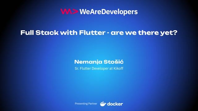 Full Stack with Flutter - are we there yet? thumbnail