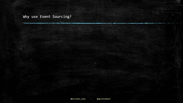 Why event sourcing is better than traditional CRUD