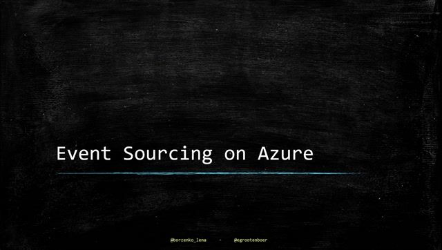 Storing events using globally distributed databases thumbnail