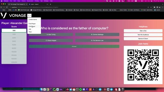 Second contestant answers five correct questions in a row