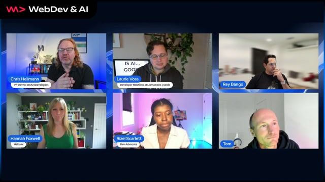 Panel discussion: Developing in an AI world - are we all demoted to reviewers? WeAreDevelopers WebDev & AI Day March2025