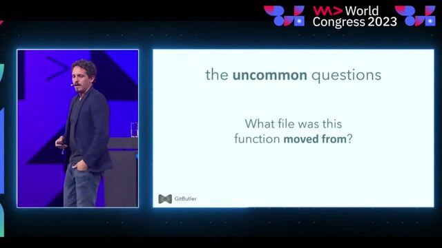 Tracing code history beyond simple git blame results